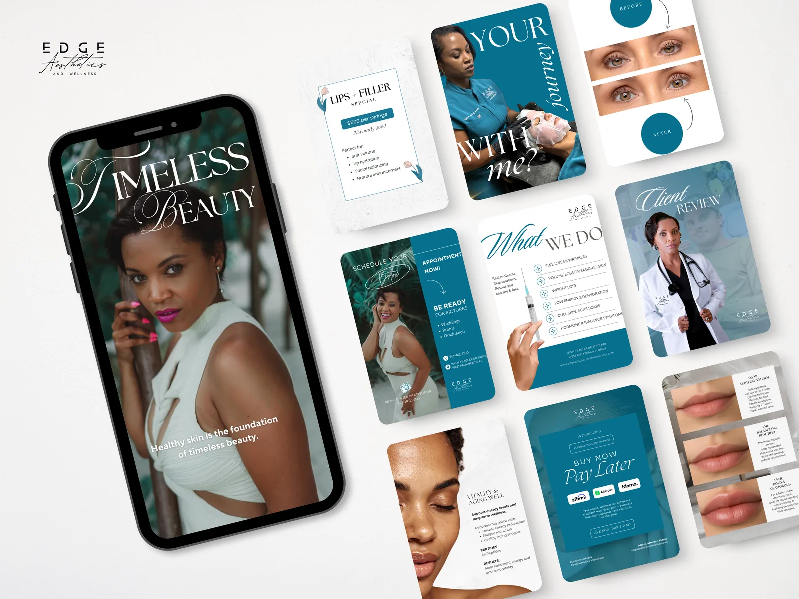 Edge Aesthetics & Wellness case study project sample 1